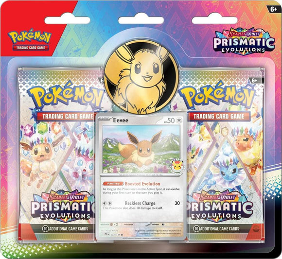 Pokémon Prismatic Evolutions 2-Pack Blister [Eevee] - SV