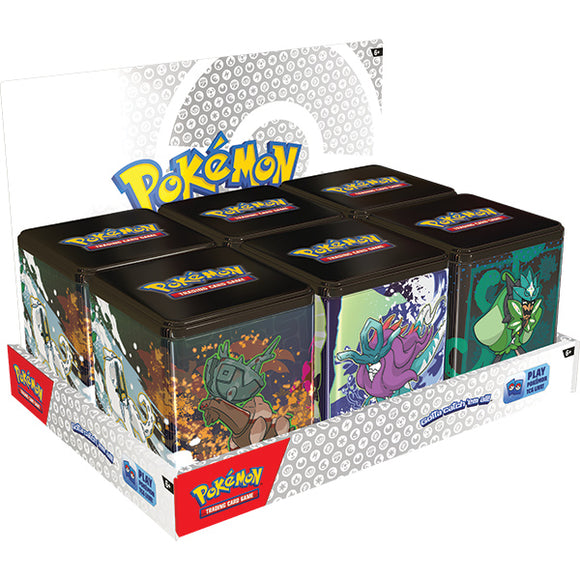 Pokémon TCG: Stacking Tin Q1 2025 Display *6 Tins* $89.94 MSRP (PREORDER 03/07/2025)