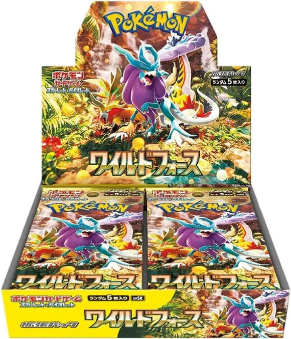 Pokémon Japanese Wild Force Booster Box - SV5K