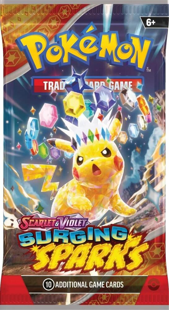 Pokémon Surging Sparks Booster Pack - SV08