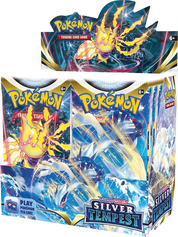 Pokmon Silver Tempest Booster Box - SWSH12 Pozjoker Games Pokmon Silver Tempest Booster Box - SWSH12 Pozjoker Games