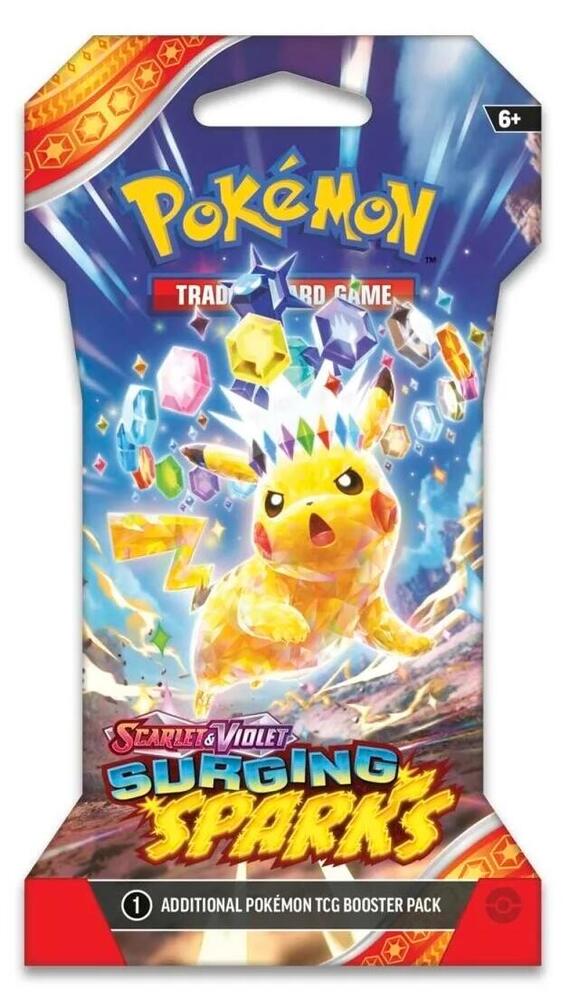 Pokémon Surging Sparks Sleeved Booster Pack - SV08: Surging Sparks (SV08)