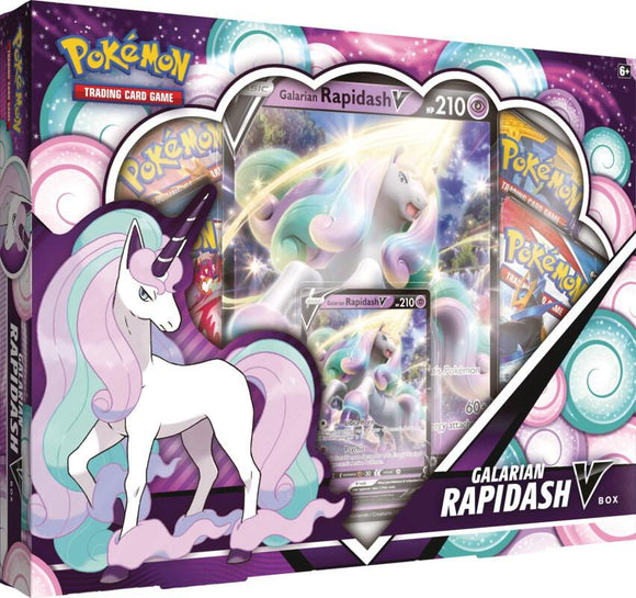 Pokémon Galarian Rapidash V Box - SWSH05