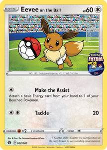 Pokemon Pokemon Eevee on the Ball - 002/005 (Pokemon Futsal) NM (SEALED)