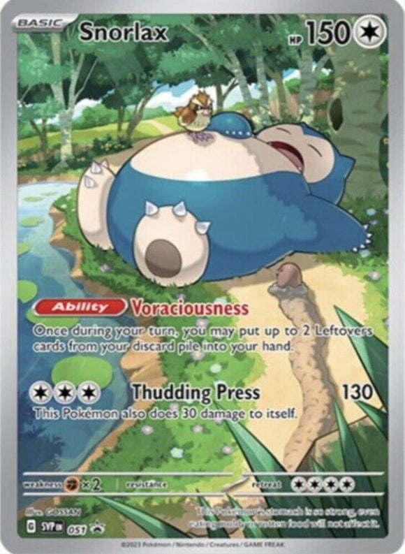 Pokemon Snorlax - 051 - SV: Scarlet & Violet Promo Cards (SVP) NM