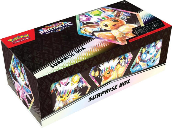 Pokémon Prismatic Evolutions Surprise Box - SV (PREORDER 2/7/2025)