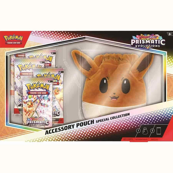 Pokémon Prismatic Evolutions Accessory Pouch Special Collection - SV (PREORDER 1/17/2025)